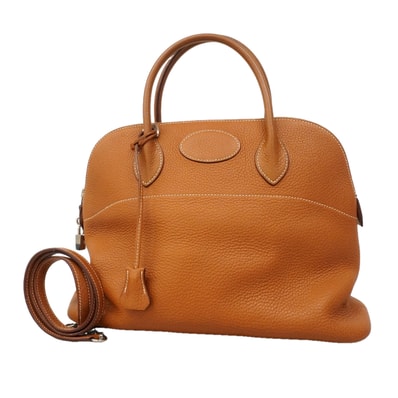 ★SALE【6ie7161】エルメス ハンドバッグ ボリード35 トリヨンクレマンス ゴールド シルバー金具 □I刻印 2wayバッグ【中古】レディース