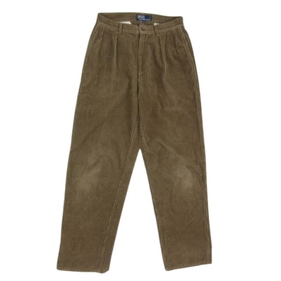 POLO RALPH LAUREN ポロ・ラルフローレン パンツ 2タック コーデュロイ パンツ ブラウン系 30【中古】