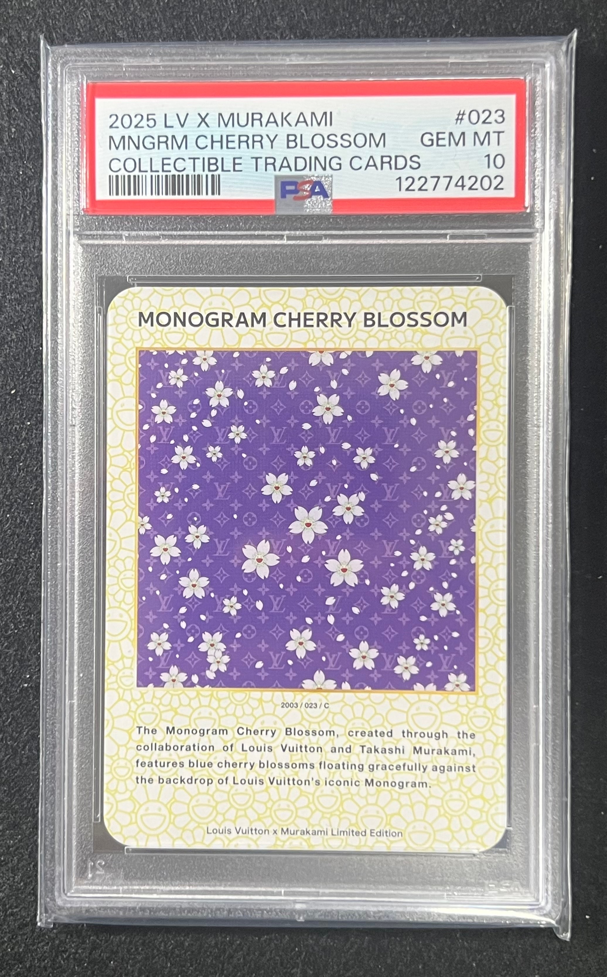 モノグラム チェリーブロッサム C [2003 / 023](ルイヴィトン x 村上隆 トレーディングカード)