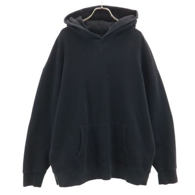 GAP ギャップ 長袖 スウェットパーカー L ブラック プルオーバー 裏起毛