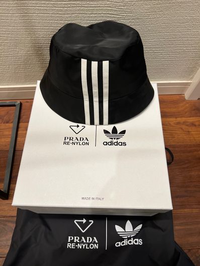 ADIDAS FOR PRADA RE-NYLON BUCKET HAT "Black"