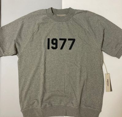 エッセンシャルズ 1977 SS 半袖スウェット ダークオートミール