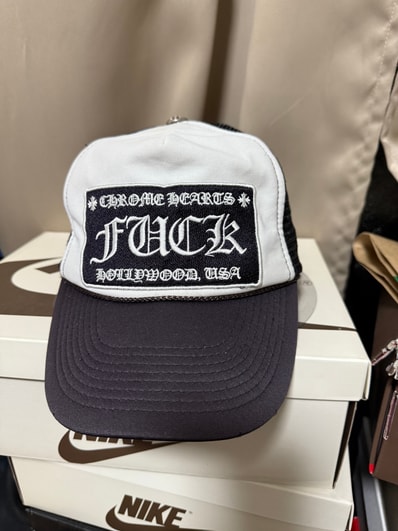 Chrome Hearts Trucker Cap CH "Black/White"