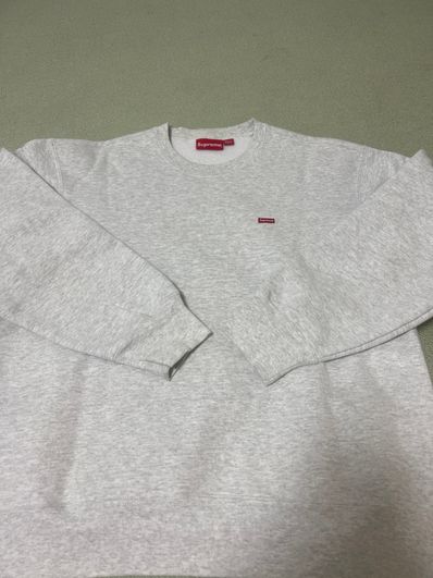 Supreme Small Box Crewneck "Ash Grey" (22FW)