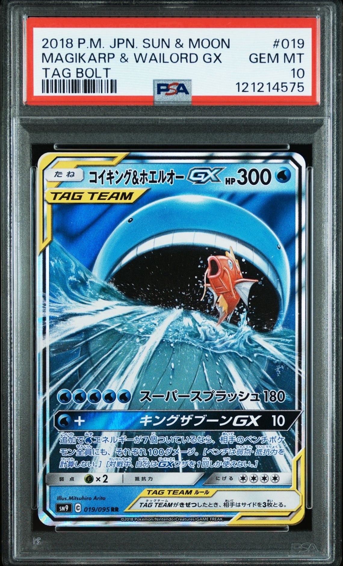 コイキング&ホエルオーGX RR [SM9 019/095](拡張パック「タッグボルト」)