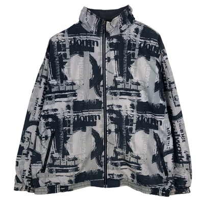 古着 90年代 リーボック Reebok 総柄 ウインドブレーカー メンズL相当 ヴィンテージ/eaa605563