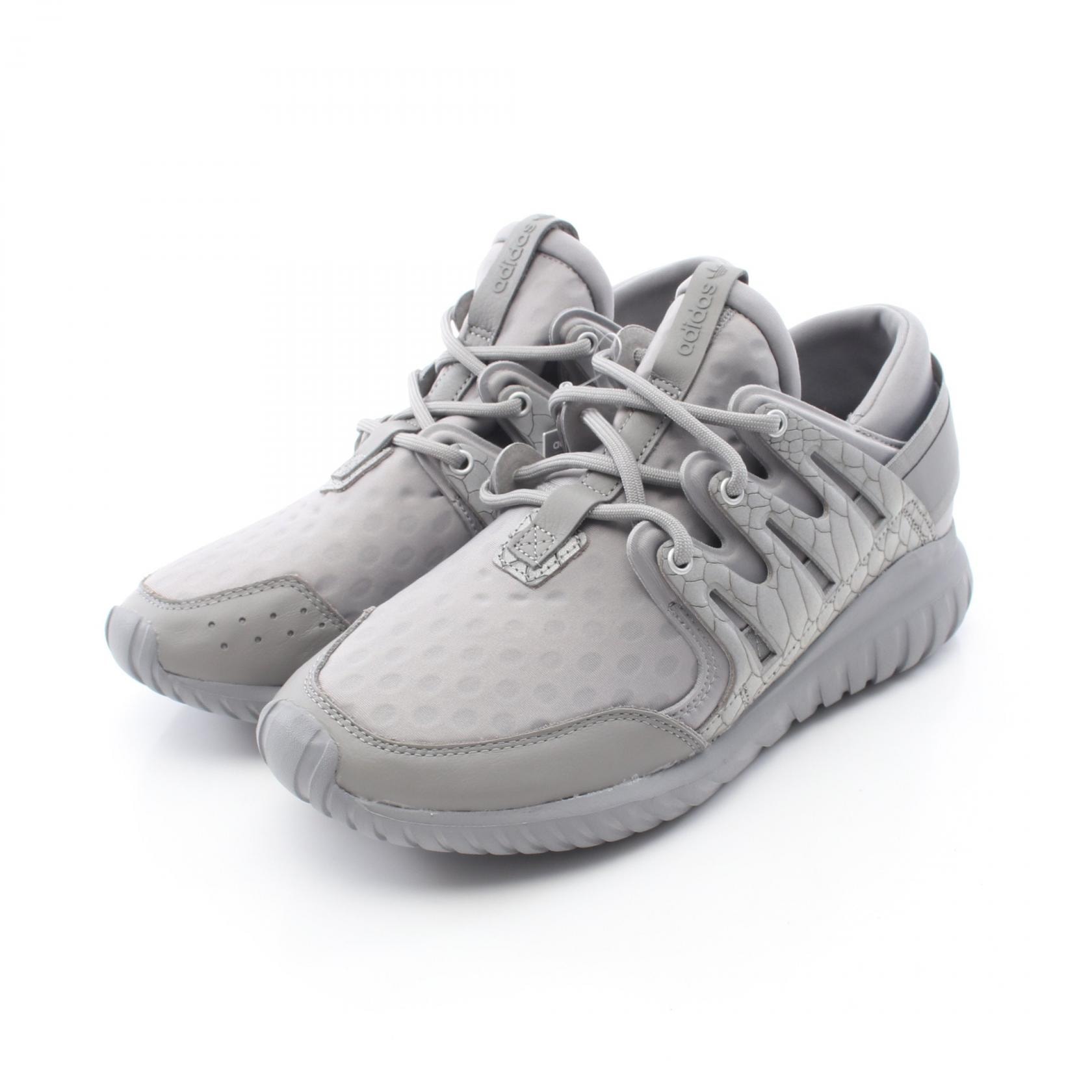 アディダス adidas TUBULAR NOVA スニーカー 靴 レザー ファブリック メンズ グレー系 S32009 【中古】