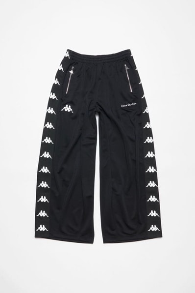 Acne Studios x Kappa Relaxed Fit Trousers "Black"