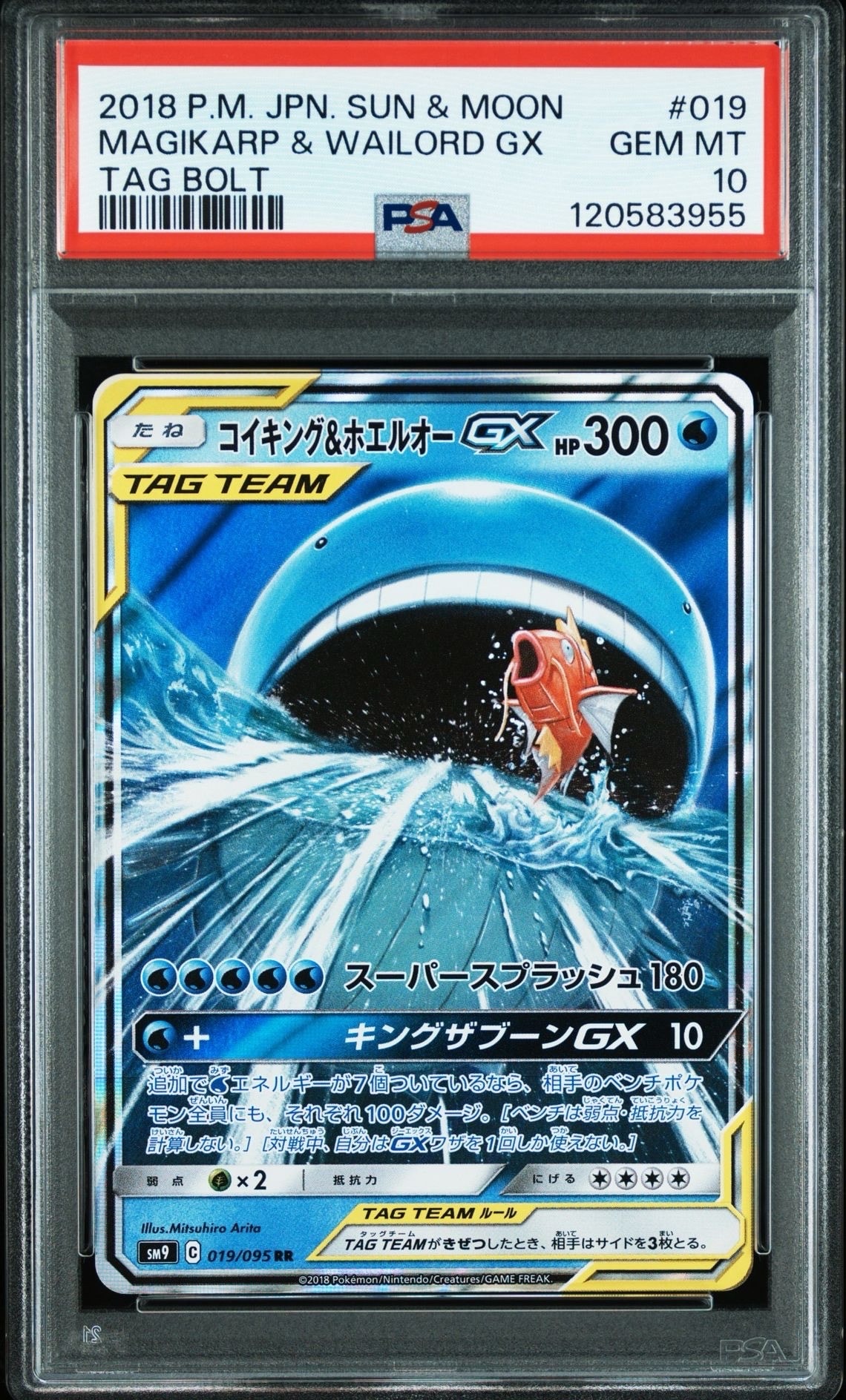コイキング&ホエルオーGX RR [SM9 019/095](拡張パック「タッグボルト」)