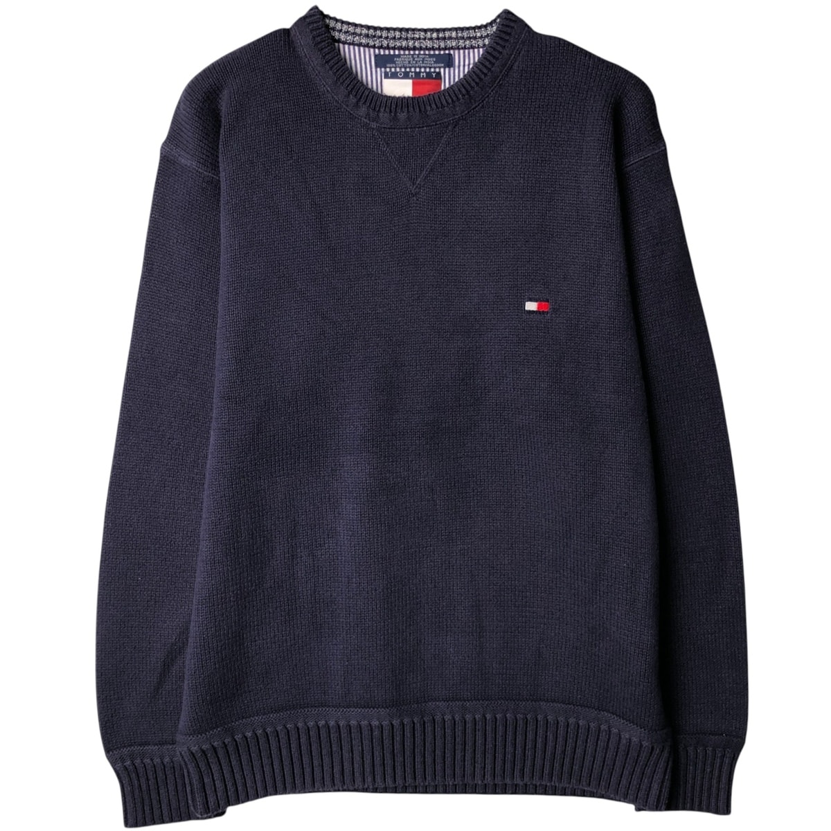 古着 90年代~ トミーヒルフィガー TOMMY HILFIGER コットンニットセーター メンズM相当 ヴィンテージ/eaa588878