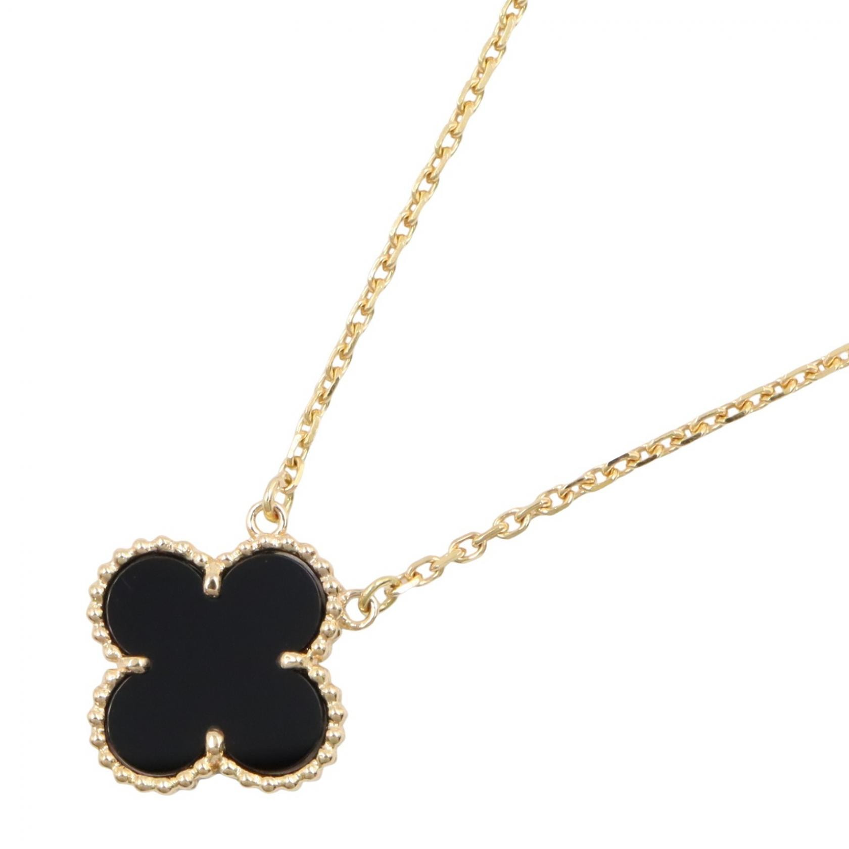 ヴァンクリーフ&アーペル Van Cleef & Arpels ヴィンテージアルハンブラ オニキス ネックレス ネックレス ジュエリー K18(イエローゴールド) オニキス レディース ゴールド系 / ブラック系 VCARA45800 【中古】