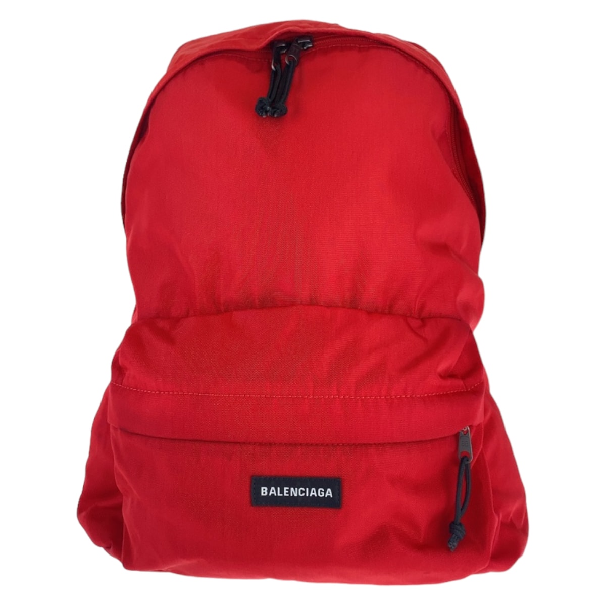 美品 BALENCIAGA バレンシアガ エクスプローラー レッド 赤 ブラック 黒 ナイロン バックパックリュック リュックサック 601840 【中古】