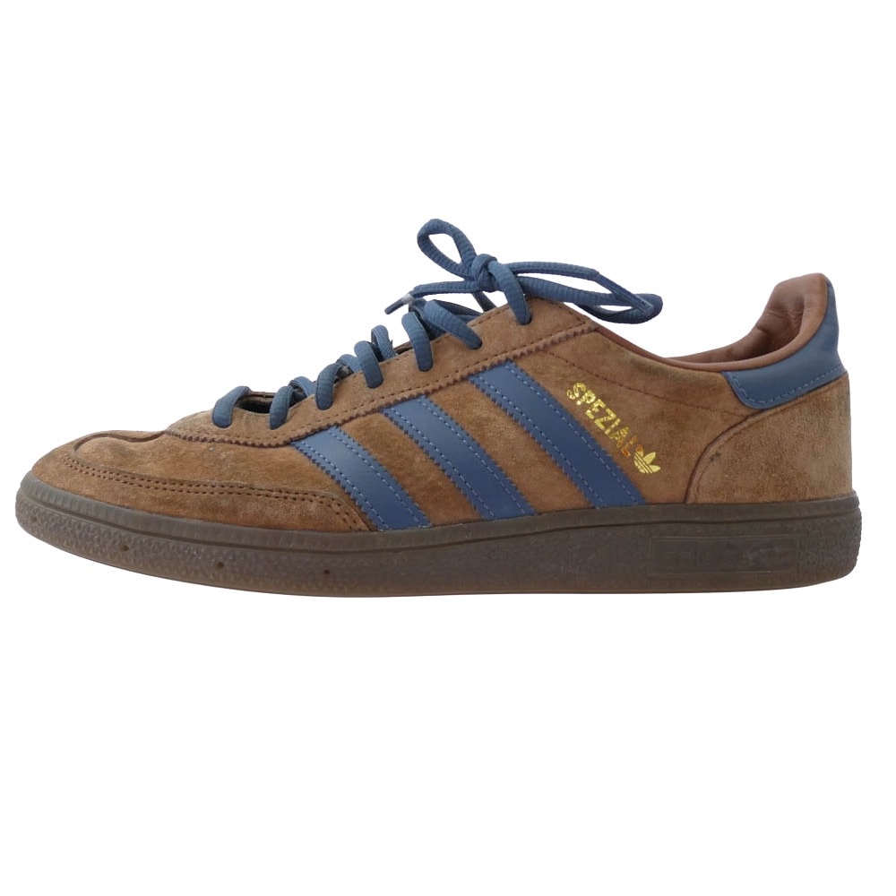 adidas アディダス スニーカー JP7725 Handball Spezial Preloved Brown Gum 5 ハンドボール スペツィアル プリラブド ブラウン ガム5 ローカット スニーカー ブラウン系 ネイビー系 27.5cm【中古】