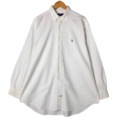 古着 ラルフローレン Ralph Lauren YARMOUTH 長袖 ボタンダウンシャツ メンズXL相当/eaa557774