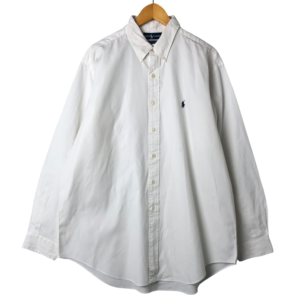 古着 ラルフローレン Ralph Lauren YARMOUTH 長袖 ボタンダウンシャツ メンズXL相当/eaa543777