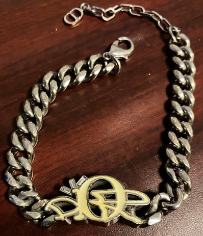 Dior x Cactus Jack Chain Link Bracelet "Silver"
