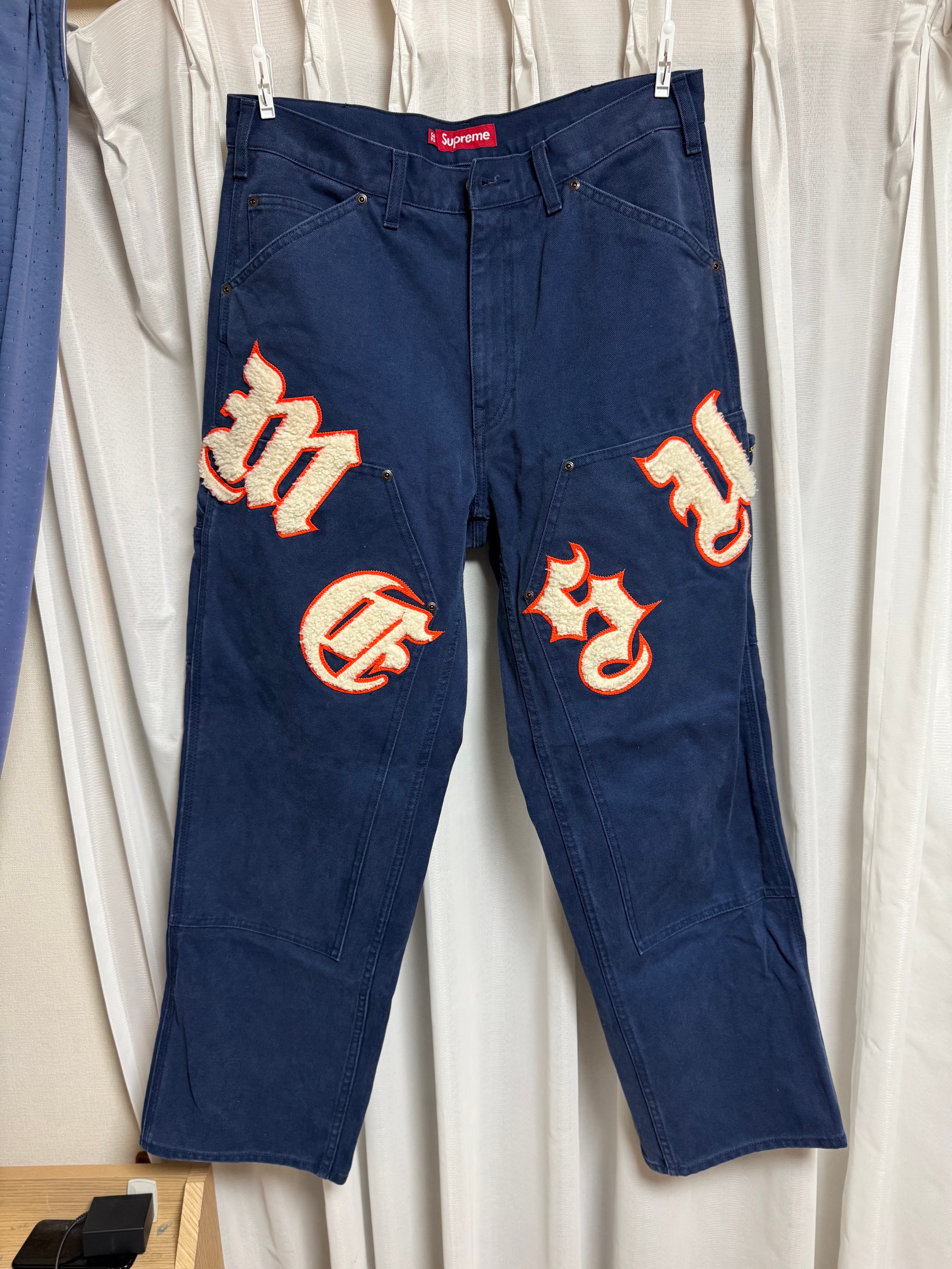 Supreme Old English Canvas Double Knee Painter Pant 