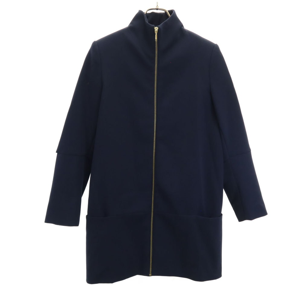 ZARA BASIC ザラベーシック 長袖 コート S ネイビー系