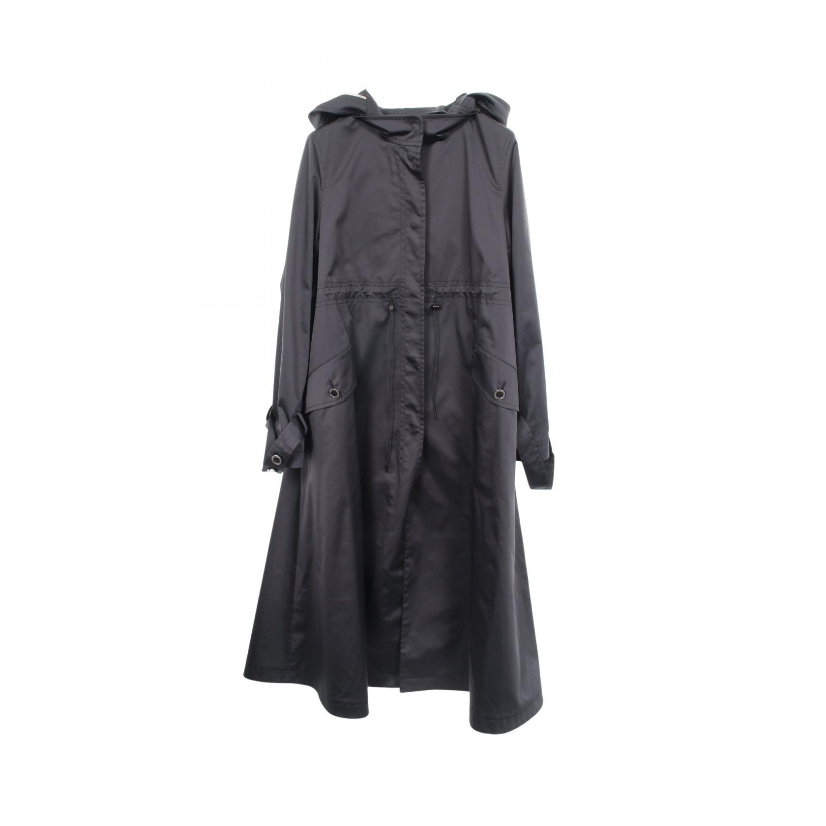 フォクシー FOXEY The lnes Parka ザ イネスパーカ 衣料品 アウター ポリエステル レディース ネイビー系 【中古】
