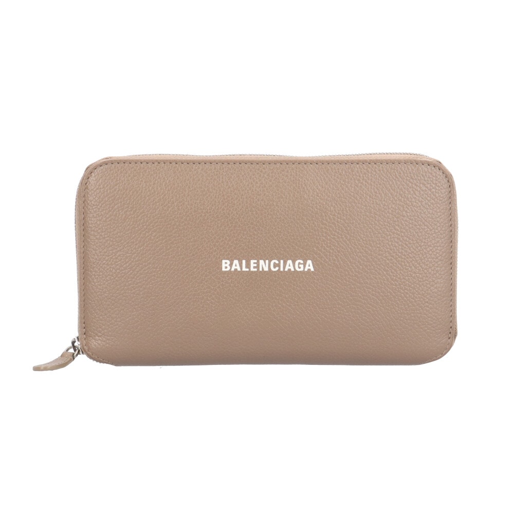 バレンシアガ コンチネンタルウォレット キャッシュ 長財布 レザー 594290 レディース BALENCIAGA  中古