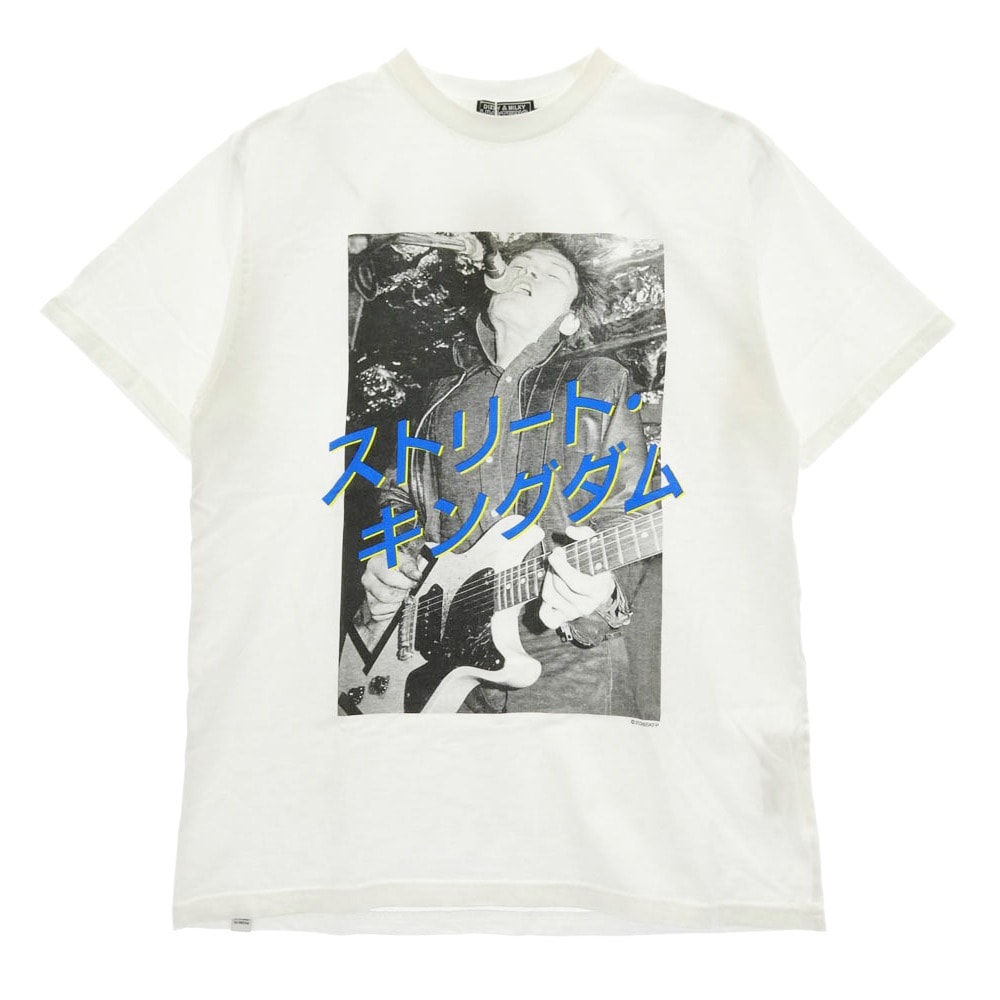 HYSTERIC GLAMOUR ヒステリックグラマー Tシャツ 26SS 02261CT59 ストリート・キングダム プリント 半袖 Tシャツ ホワイト系 L【極上美品】【中古】