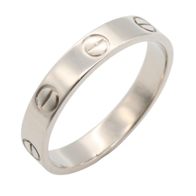 カルティエ CARTIER ミニラブリング リング・指輪 ジュエリー K18WG(ホワイトゴールド) レディース シルバー系 B4085153 【中古】