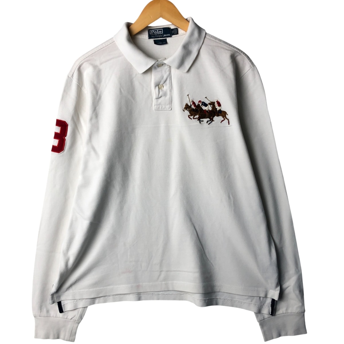 古着 ラルフローレン Ralph Lauren POLO by Ralph Lauren 長袖 ポロシャツ メンズXL相当/eaa586548