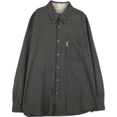 古着 コロンビア Columbia 長袖 ボタンダウンチェックシャツ メンズL相当/eaa628807
