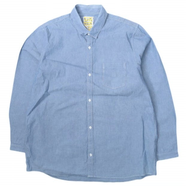 DIGAWEL x MIN-NANO ディガウェル ミンナノ 別注 日本製 DUNGAREE SHIRT ダンガリーシャツ 4 BLUE 長袖 トップス g28245