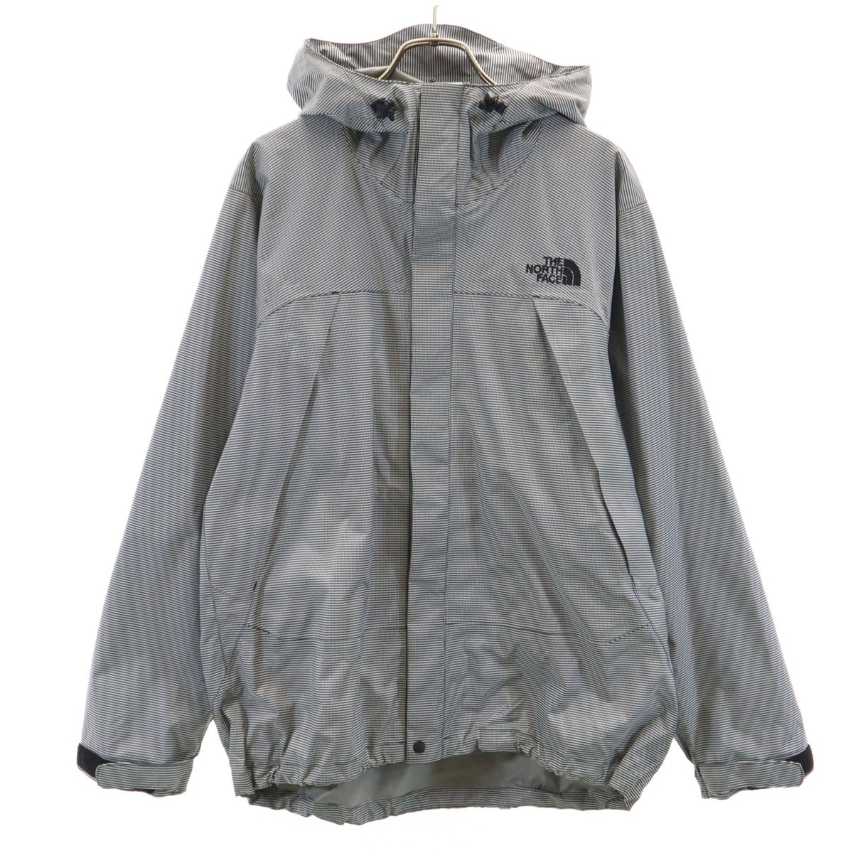 THE NORTH FACE ノースフェイス ハウンドトゥース柄 ノベルティドットショット ジャケット M ブラック NP10100 アウトドア 千鳥格子