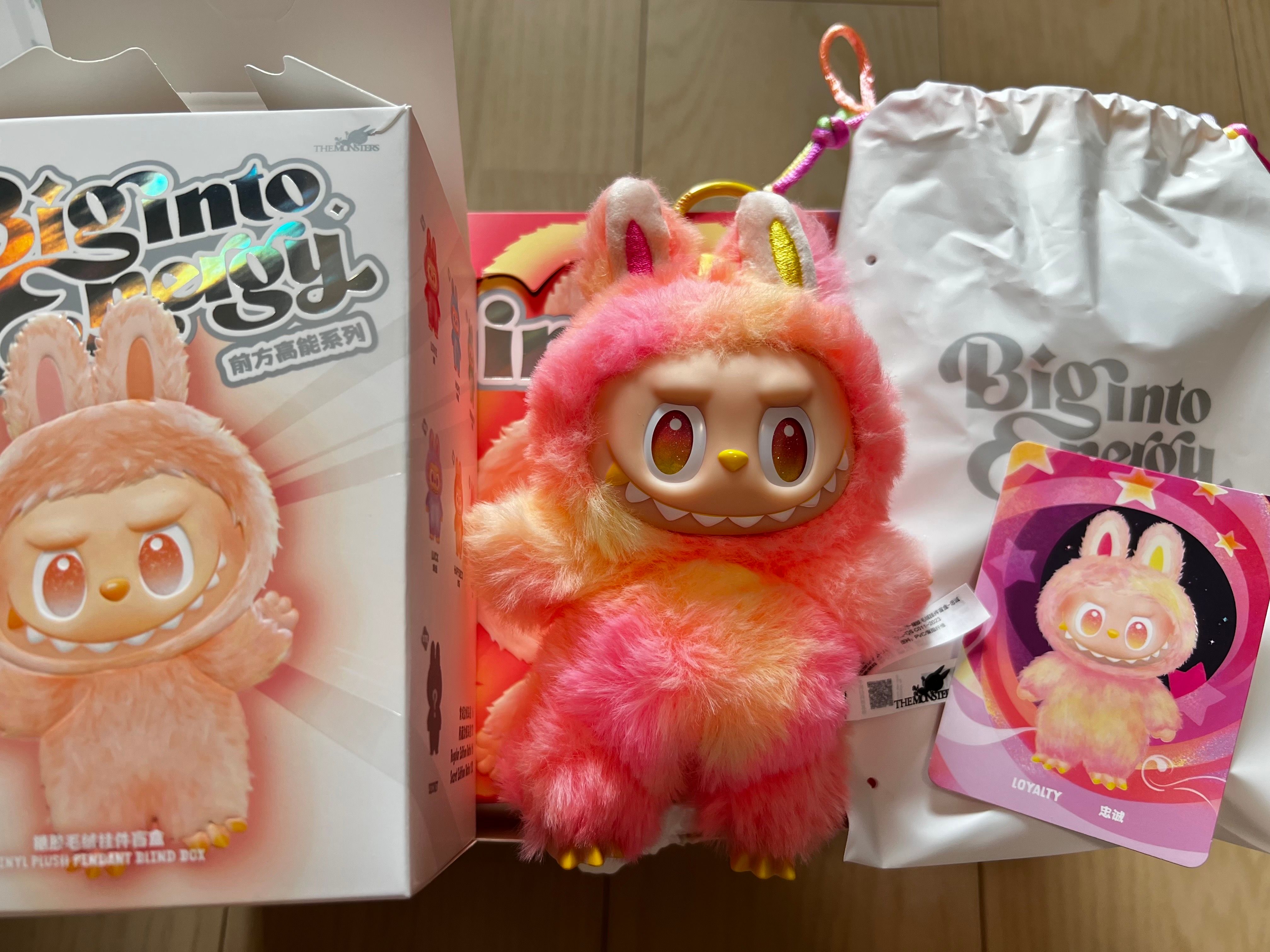 POP MART THE MONSTERS (LABUBU) Big into Energy Series Plush Pendant LOYALTY