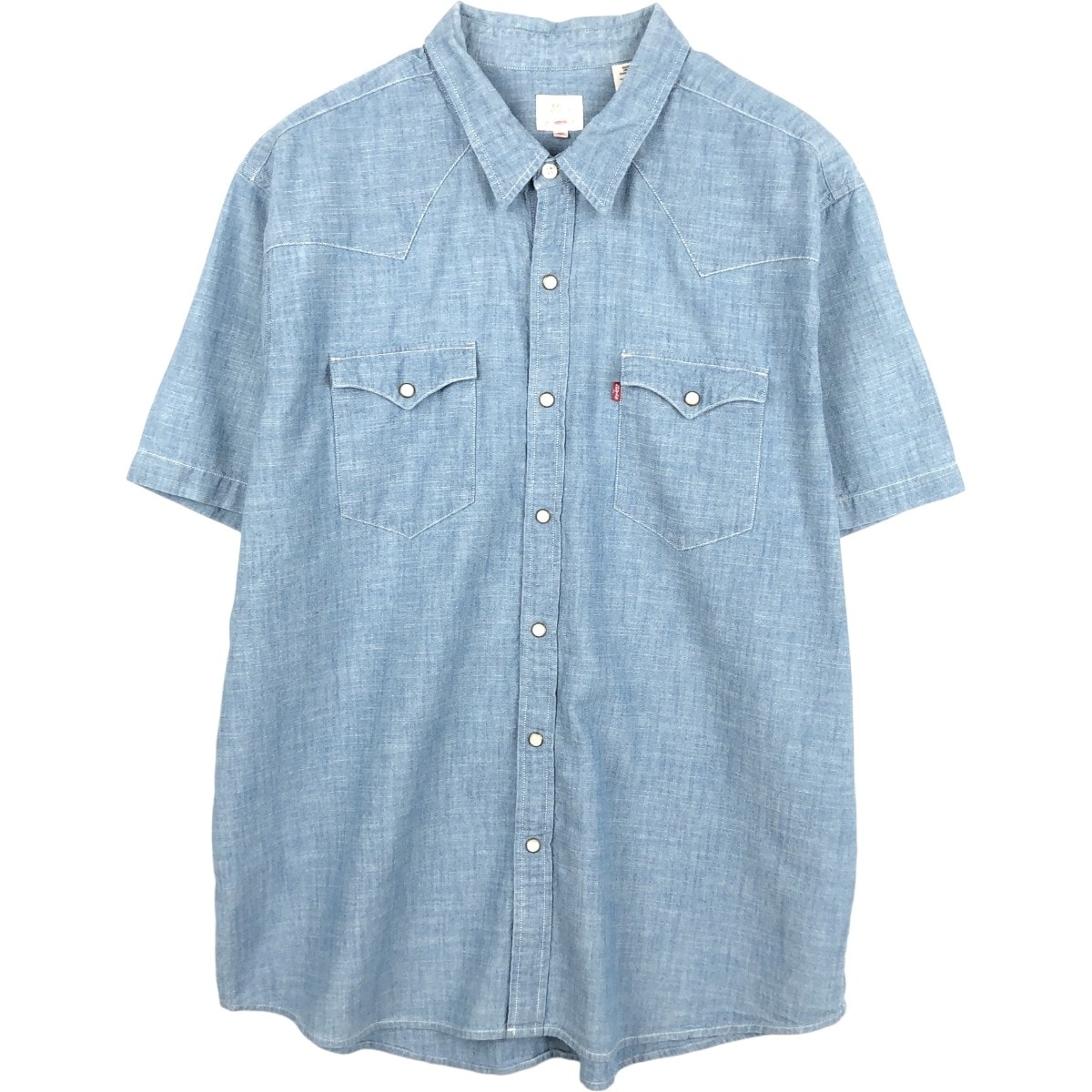 古着 リーバイス Levi's 半袖 ウエスタンシャツ メンズXXL相当/eaa670067