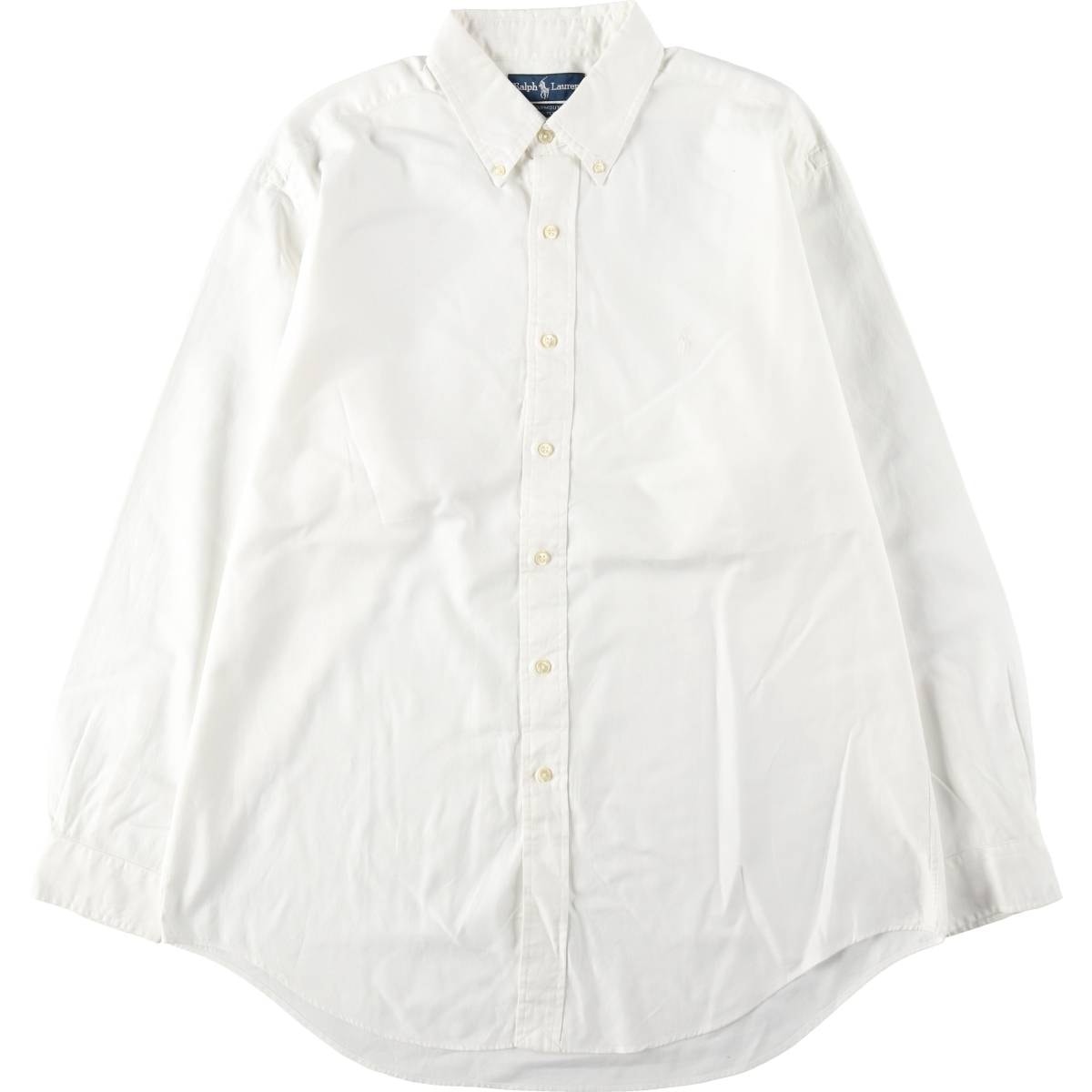 古着 ラルフローレン Ralph Lauren YARMOUTH 長袖 ボタンダウンシャツ メンズL相当/eaa619384