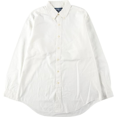 古着 ラルフローレン Ralph Lauren YARMOUTH 長袖 ボタンダウンシャツ メンズL相当/eaa619384
