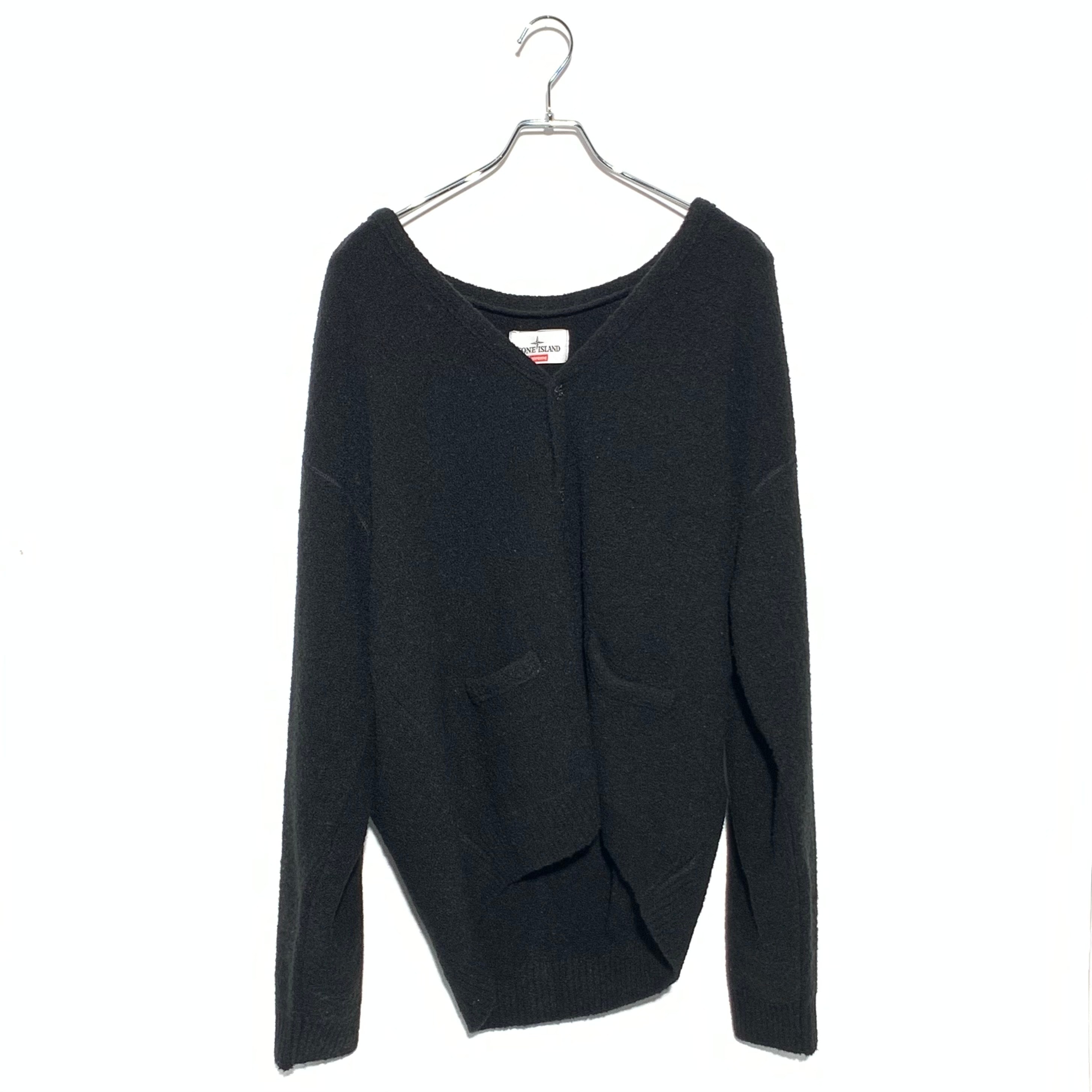 Supreme / Stone Island Boucle Cardigan "Black"
