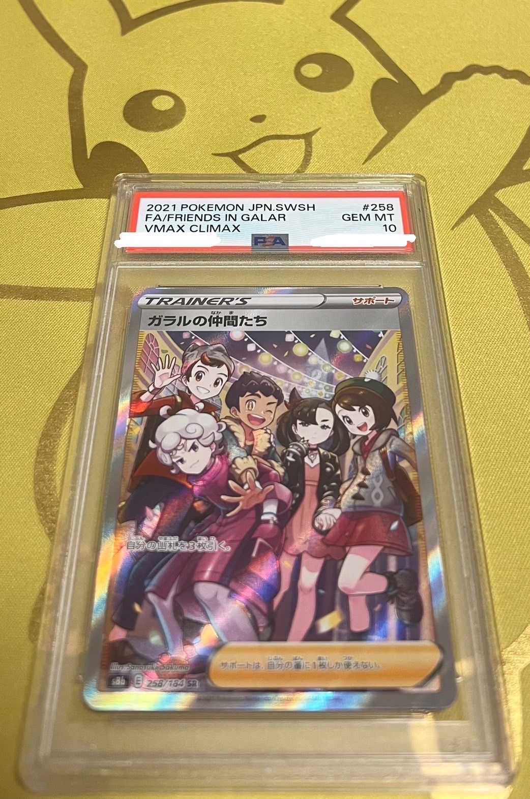 ガラルの仲間たち SR[S8b 258/184](ハイクラスパック「VMAXクライマックス」)