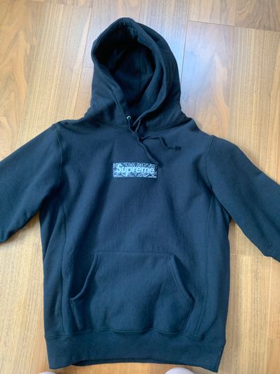 Supreme Bandana Box Logo Hooded Sweatshirt "Black"