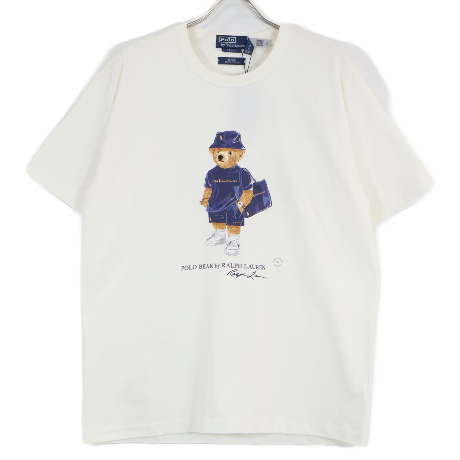 ポロ ラルフローレン 【新品同様/国内正規/24SS】BEAMS別注 MNPOTSH1N822169 Polo Bear T-Shirt 半袖Tシャツ/ S