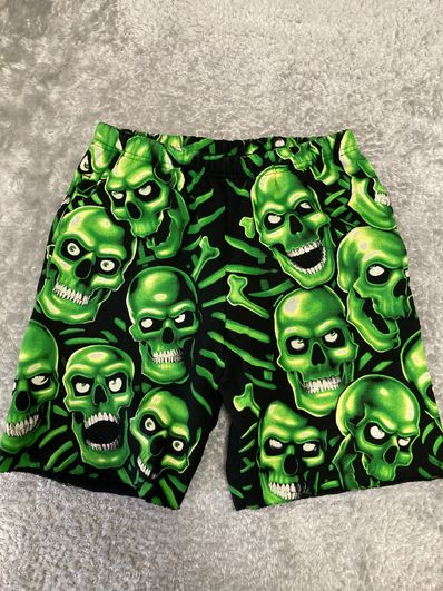 Supreme Skull Pile Sweatshort "Black"