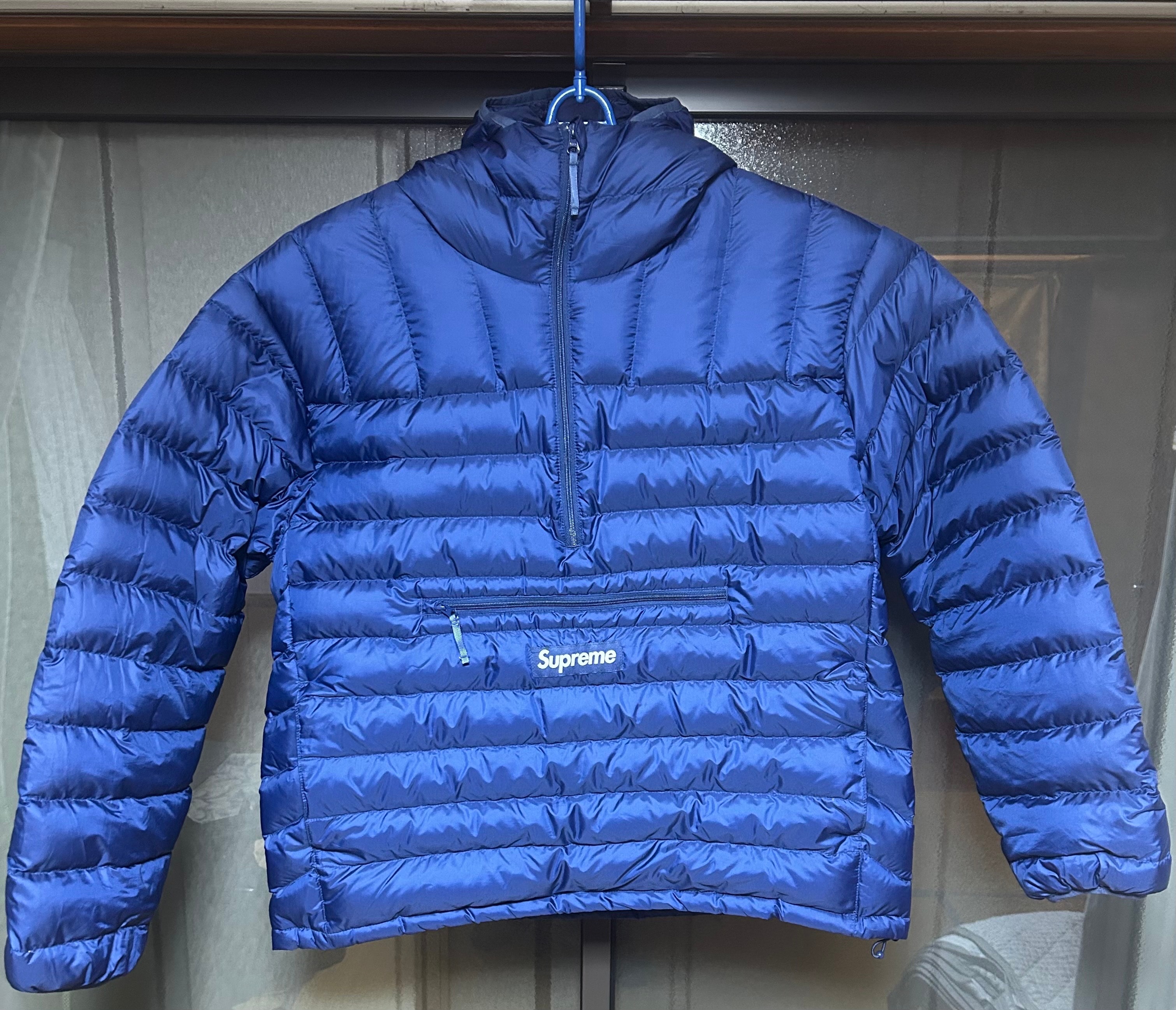 Supreme Micro Down Half Zip Hooded Pullover 