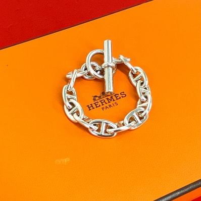 HERMES エルメス シェーヌダンクル MM 13コマ ブレスレット シルバー925 ブレスレット シルバー
57440