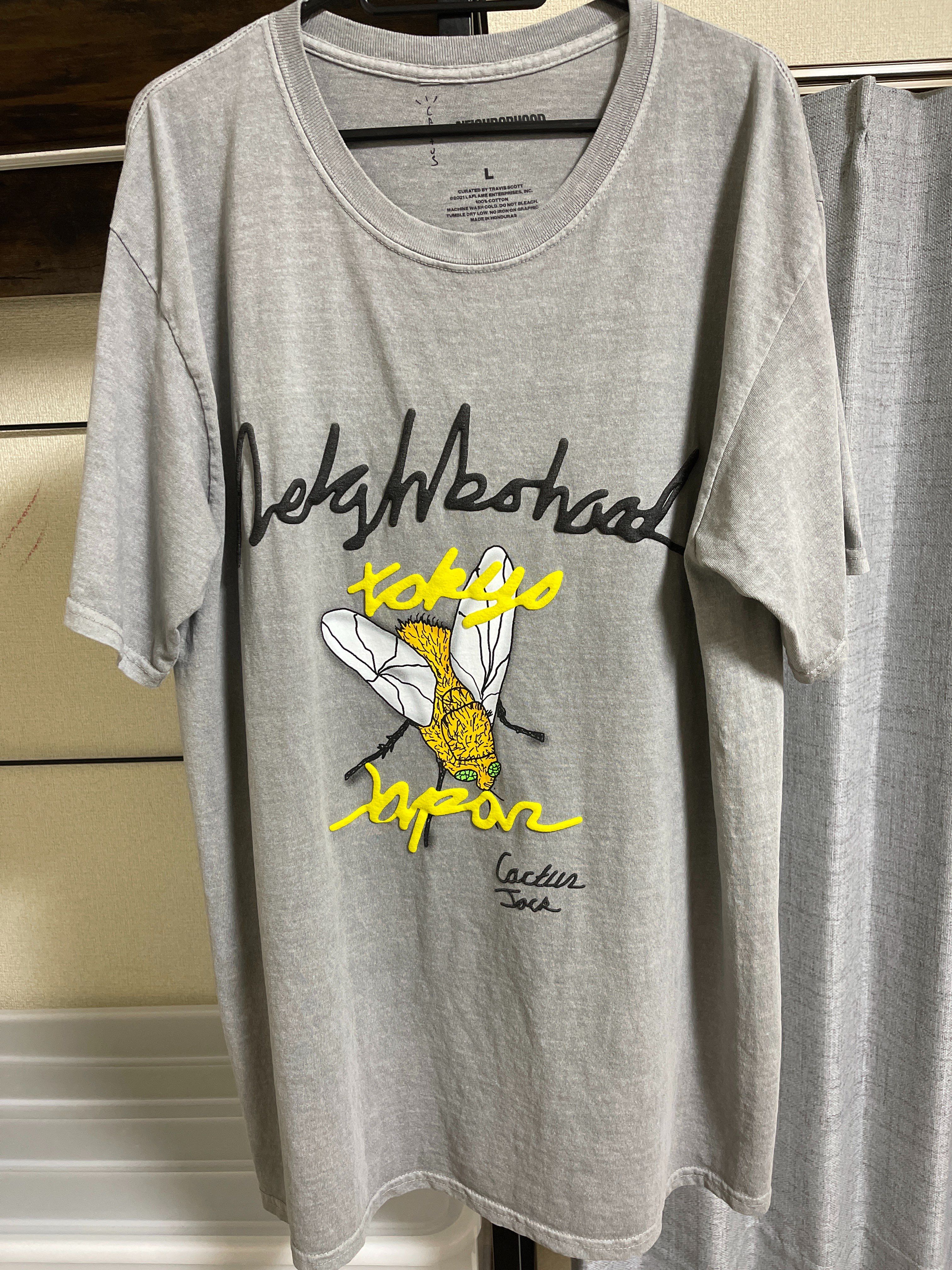 NEIGHBORHOOD Travis Scott Cactus Jack Carousel T-shirt "Grey"