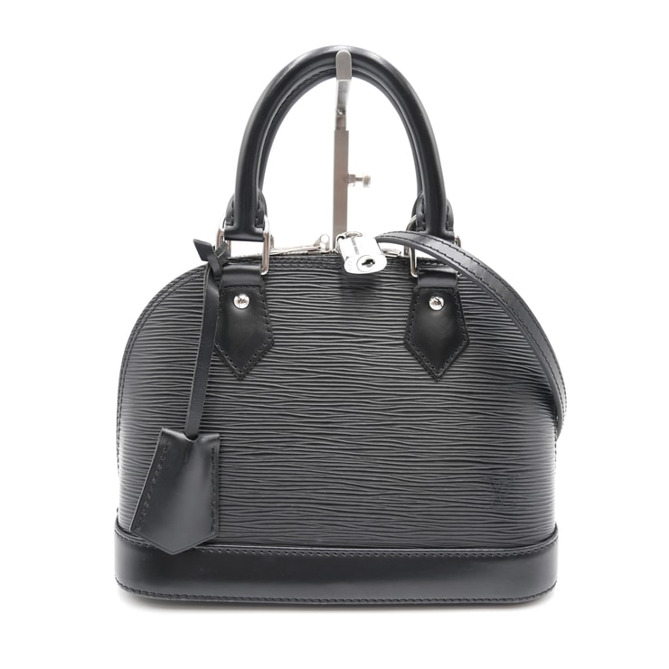 LOUIS VUITTON(ルイ・ヴィトン)アルマBB エピ 2WAY ハンドバッグ ショルダーバッグ ブラック レザー シルバー金具 レディース【中古】