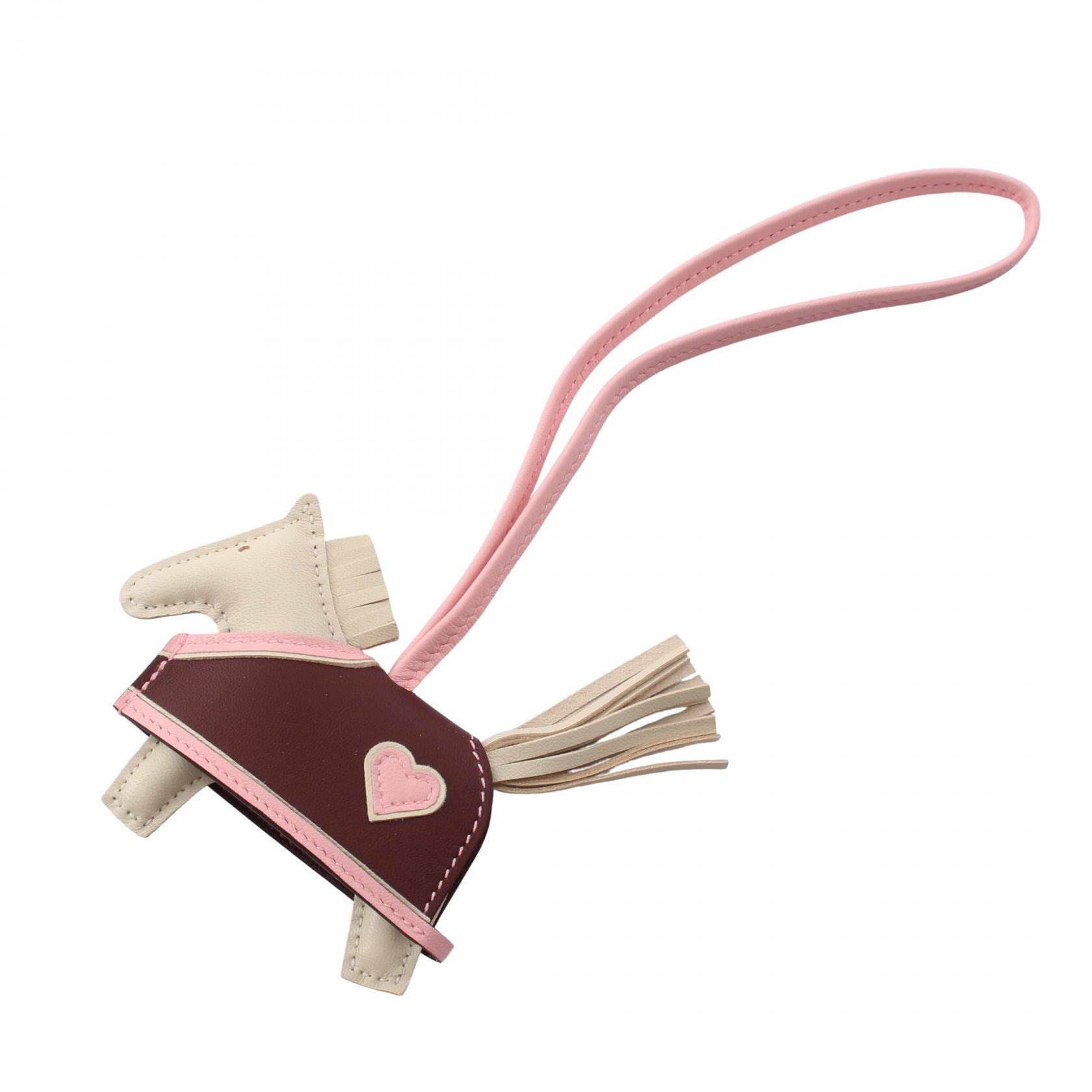 エルメス HERMES ロデオPM ロベオクール チャーム アクセサリー アニョーミロ アニョーミロ クレ レディース アイボリー系 / ブラウン系 / ピンク系 【中古】