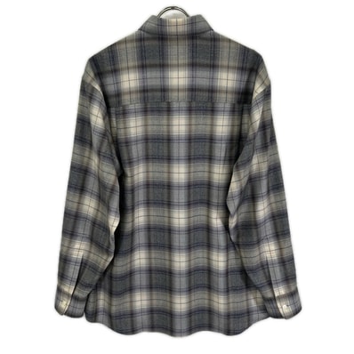 オーラリー 23年製 SUPER LIGHT WOOL CHECK SHIRT 3