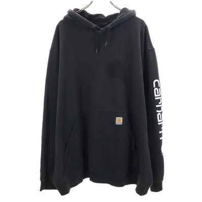 Carhartt カーハート 長袖 スウェットパーカー 3XL チャコール ビッグサイズ