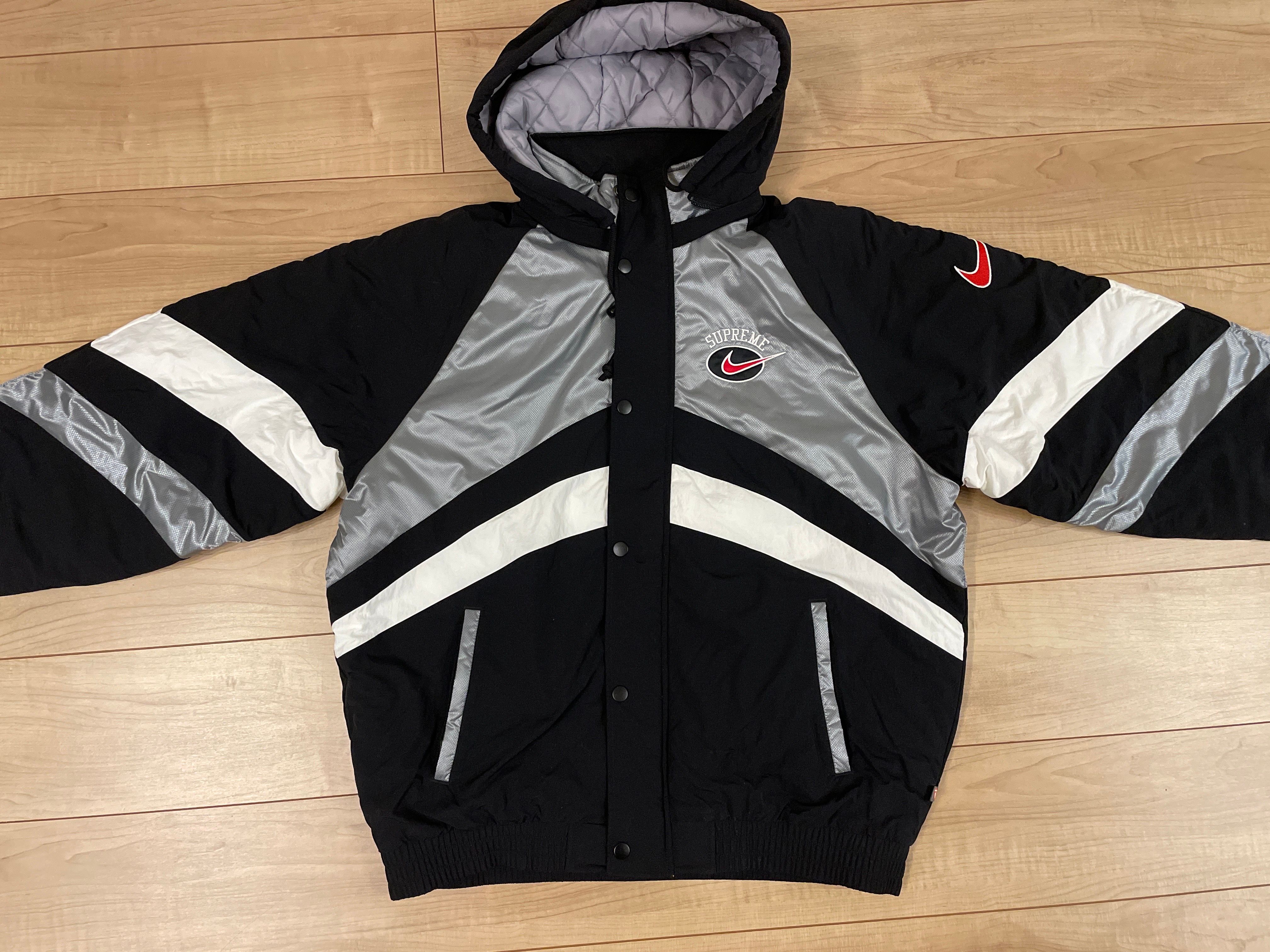 Supreme / Nike Hooded Sport Jacket "Silver"