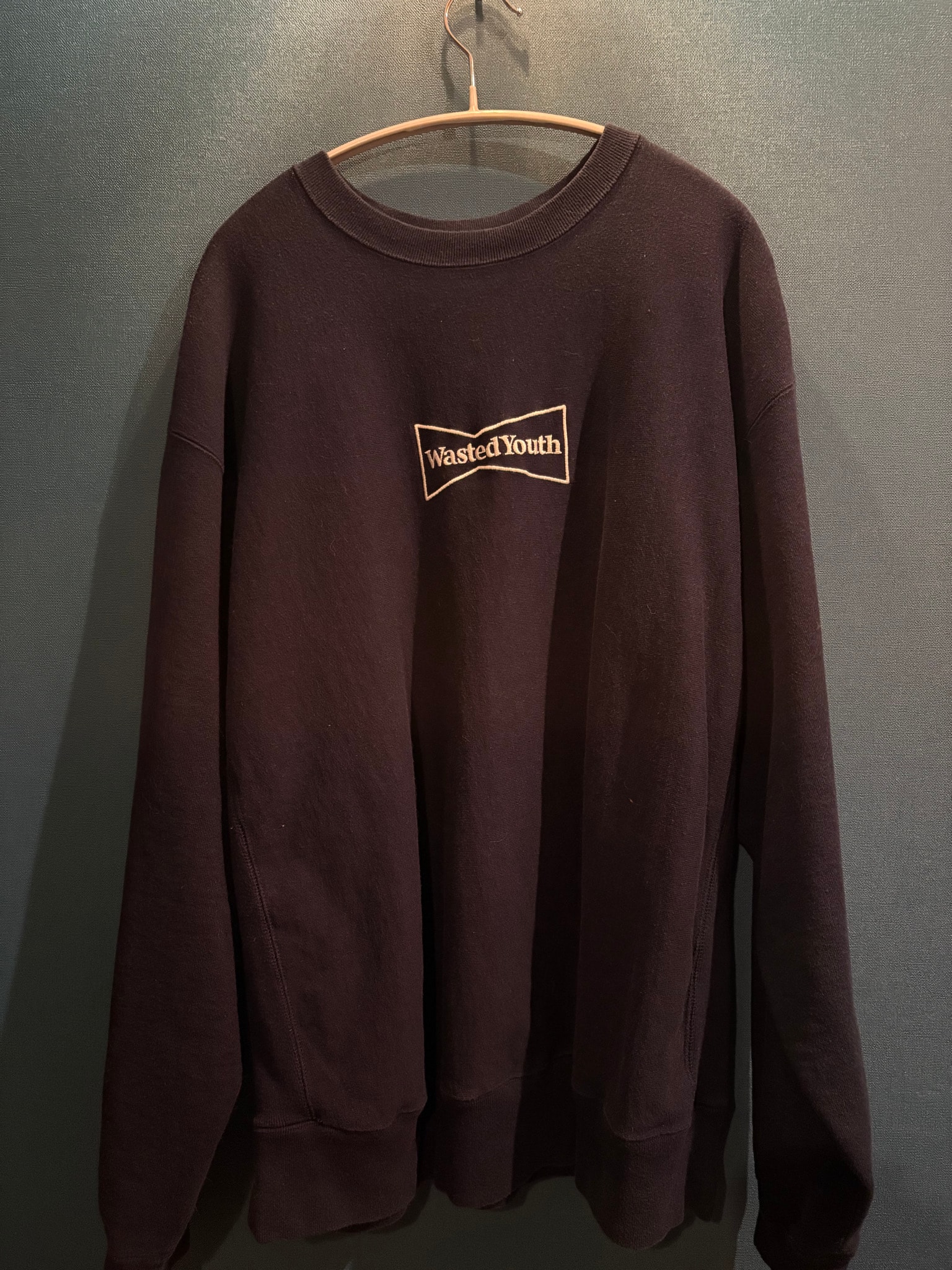 Wasted Youth Heavy Weight Sweatshirt #2 "Navy" / VERDY