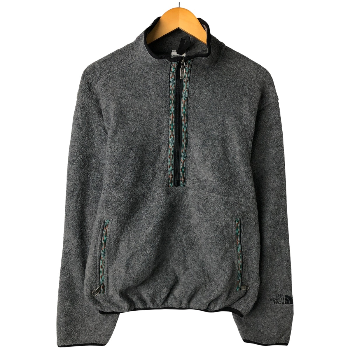 古着 ザノースフェイス THE NORTH FACE ハーフジップ フリースプルオーバー USA製 メンズS相当/eaa605325