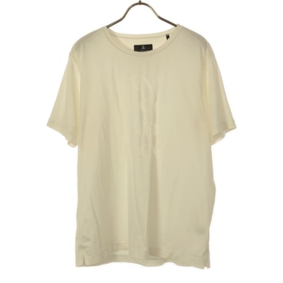 LANVIN LA COLLECTION ランバンコレクション 日本製 プリント 半袖 Tシャツ L ホワイト